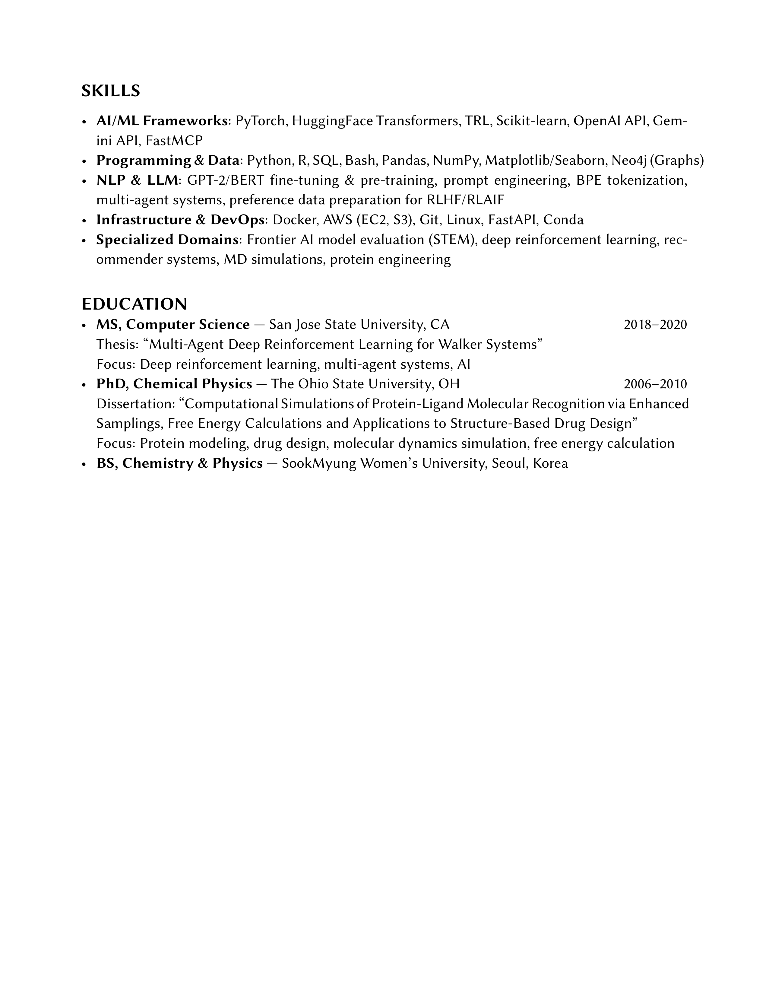 Resume Page 2