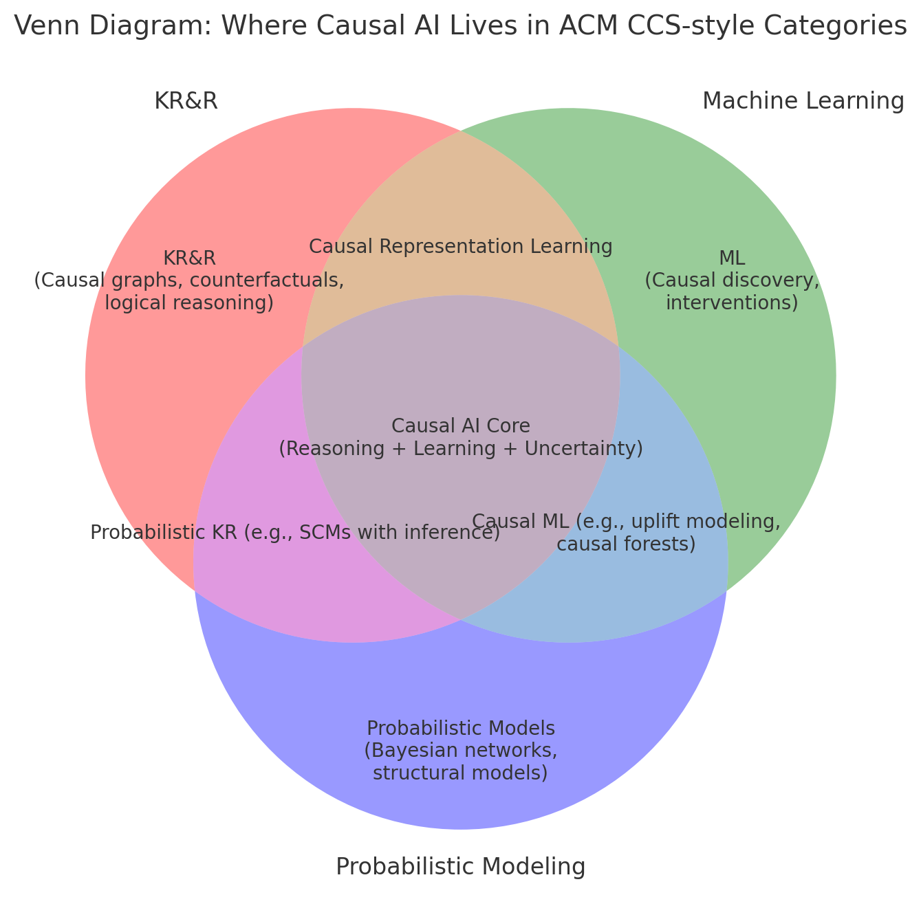 Causal AI Venn Diagram